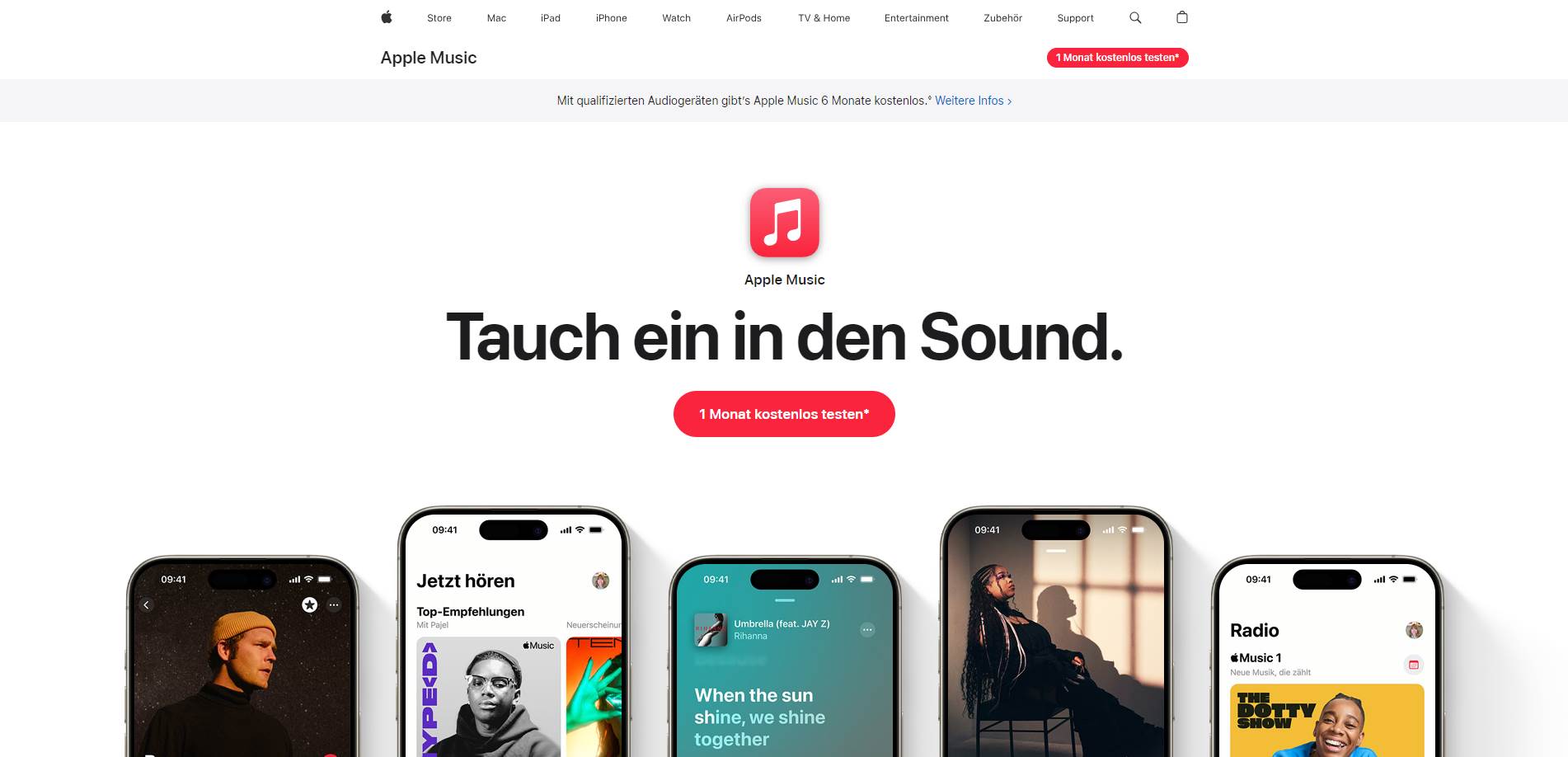 Apple Music Vorschau
