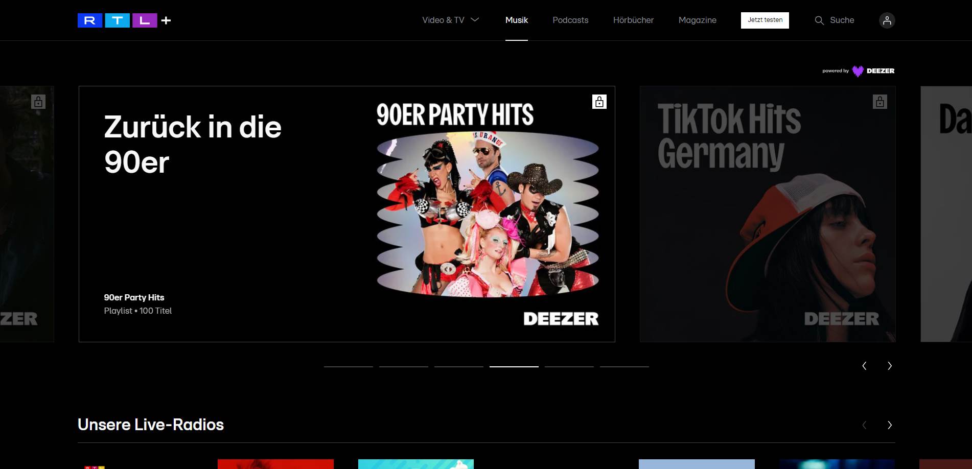RTL+ Musik Vorschau